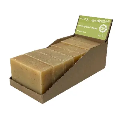 Friendly Soap přírodní mýdlo citronová tráva a konopí, 7 ks zero waste balení