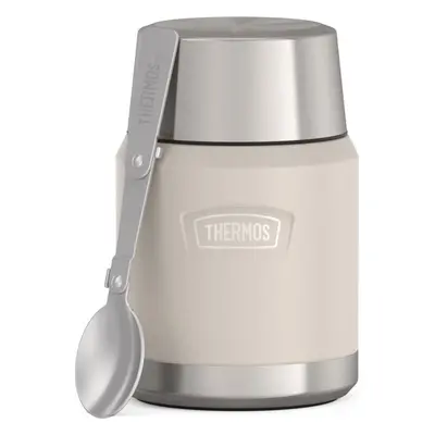 THERMOS Termoska na jídlo se skládácí lžící a šálkem - sandstone (pískovcová), 470 ml