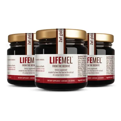 Zuf Globus LIFEMEL, včelí med, 3x120g