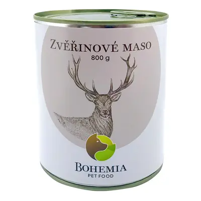 Bohemia Pet Food BOHEMIA Zvěřinové maso ve vlastní šťávě 800g