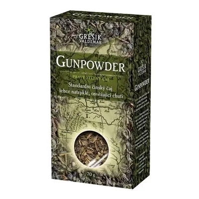 Valdemar Grešík - Natura s.r.o. Gunpowder z.č. 70 g krab. GREŠÍK Čaje 4 světadílů