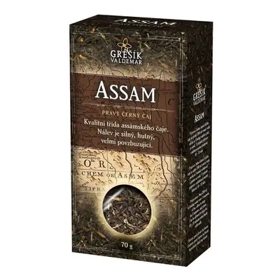 Valdemar Grešík - Natura s.r.o. Assam č.č. 70 g krab. GREŠÍK Čaje 4 světadílů