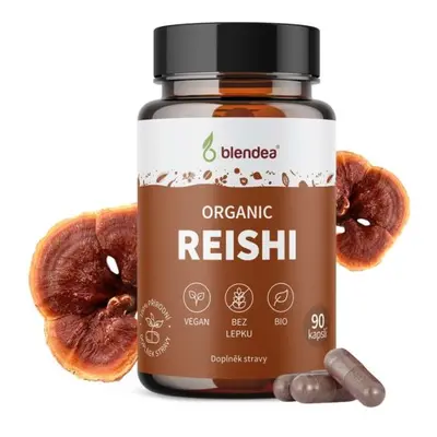 Blendea Reishi BIO Organic, 100% rostlinné, 90 kapslí