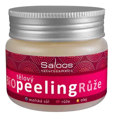 Saloos Tělový peeling růže 140 ml