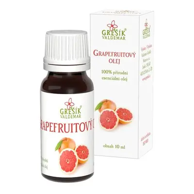 Valdemar Grešík - Natura s.r.o. Grapefruitový olej 10 ml GREŠÍK Přírodní esenciální olej