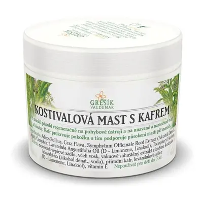 Valdemar Grešík - Natura s.r.o. Grešík Kostivalová mast s kafrem 50 ml