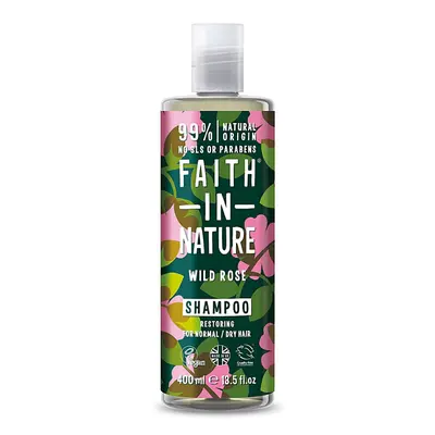 Faith in Nature přírodní šampon Divoká růže, 400ml