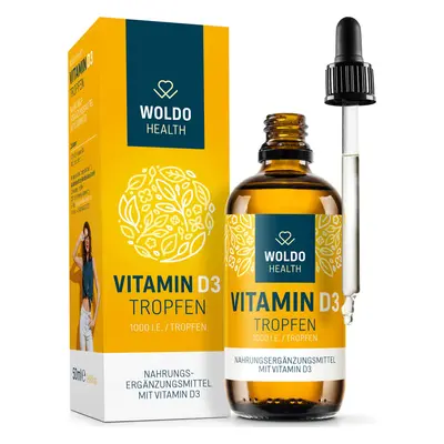 WoldoHealth® ® Vitamín D3 1000 IU 50ml