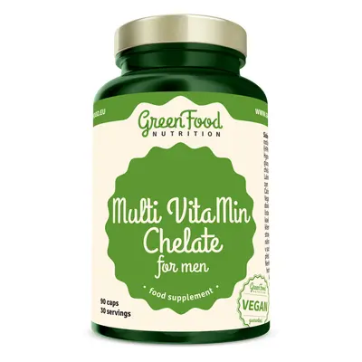 GreenFood Nutrition Multi VitaMin Chelát pro muže 90 kapslí