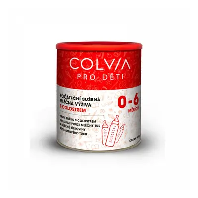 COLVIA Počáteční kojenecké mléko s colostrem pro věk 0–6 měsíců, 400 g