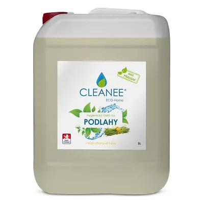 CLEANEE EKO hygienický čistič na podlahy s vůní citrónové trávy, 5 l