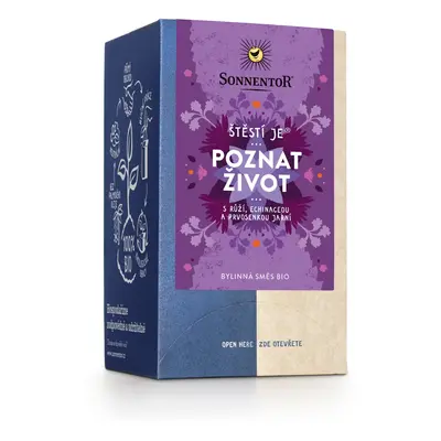 Sonnentor Štěstí je® poznat život bio 27 g porc. dvoukomorový