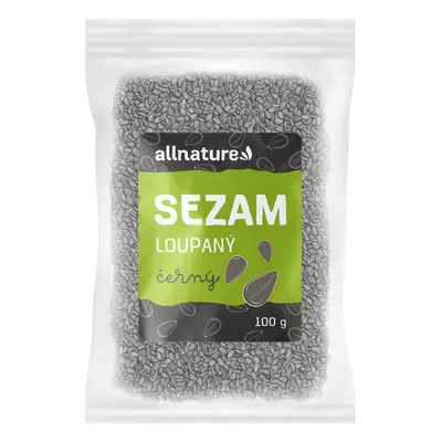 Allnature Sezam černý, 100 g