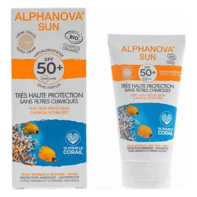 Alphanova Opalovací tónující krém světlý SPF 50+, 50g BIO