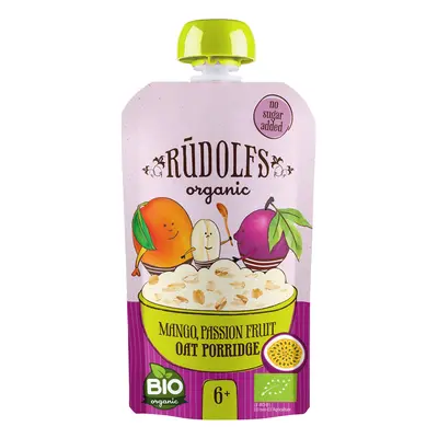 Rudolfs BIO kapsička Mango, celozrnná ovesná kaše, 110 g