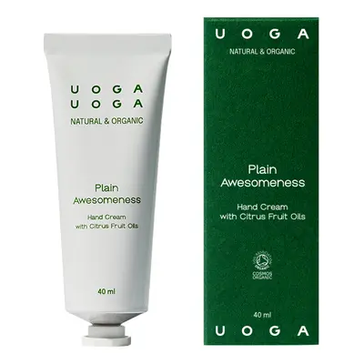 UOGA UOGA Hydratační krém na ruce Plain Awesomeness s olejem z citrusových plodů, 40 ml