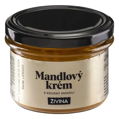 Živina Mandlový krém s kousky mandlí, 220 g