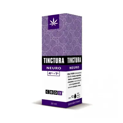 CBDex Tinctura NEURO 4%+1%, 20ml