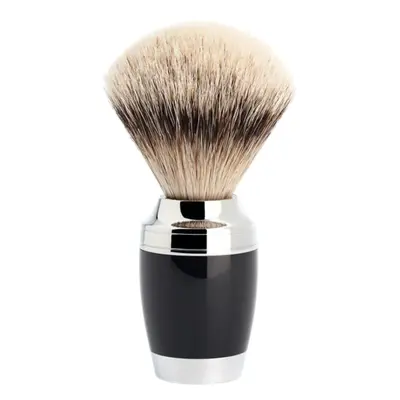 Mühle Střední štětka na holení STYLO z jezevčích štětin (silvertip badger, černá pryskyřice), 1k