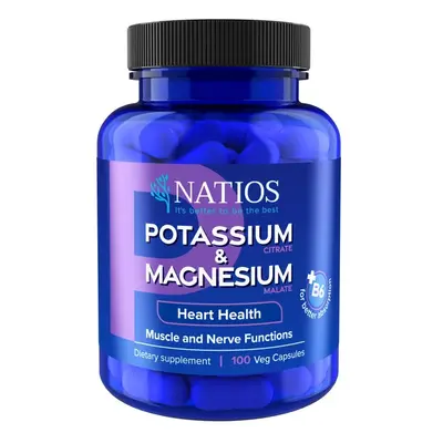 Natios Potassium & Magnesium, 100 kapslí