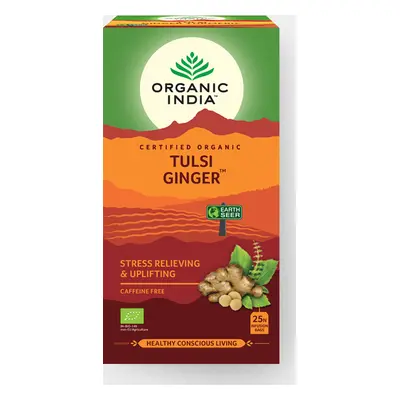 ORGANIC INDIA Tulsi Ginger BIO, 25 sáčků