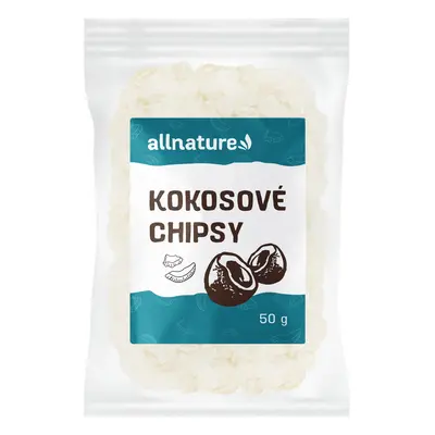 Allnature Kokosové chipsy, 50 g