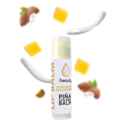 CBD beauty LIP BALM hojivý balzám na rty s vůní piňa colada, 5 ml