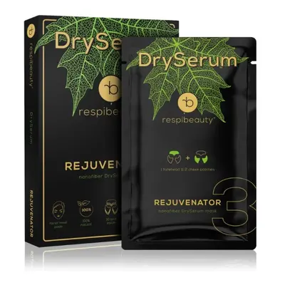 Dry Serum Respibeauty REJUVENATOR ve formě masky, 10ks