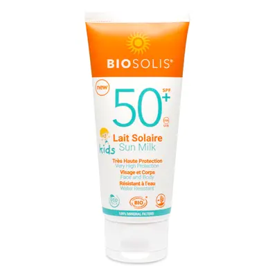 BIOSOLIS Dětské opalovací mléko SPF50, 100ml