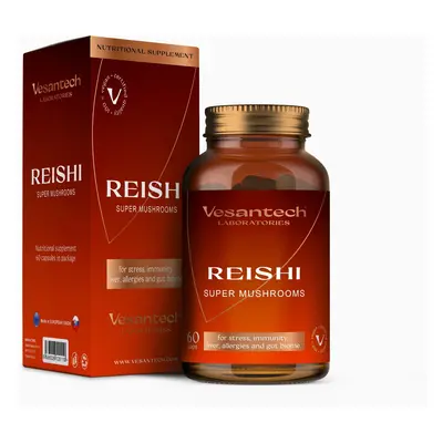 Vesantech Laboratories Reishi super mushrooms, 60 kapslí