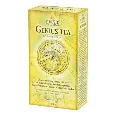 Valdemar Grešík - Natura s.r.o. Genius Tea 50 g krab. GREŠÍK - Z