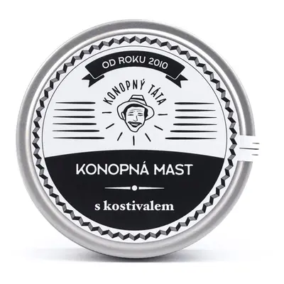 Konopný Táta Konopná mast s kostivalem, 200 ml