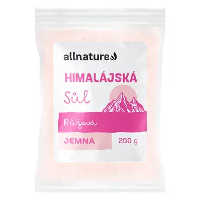 Allnature Himalájská sůl růžová jemná, 250 g