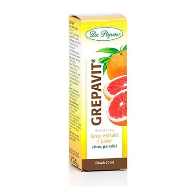 GREPAVIT® – grep extrakt z jader, 50 ml Dr. Popov