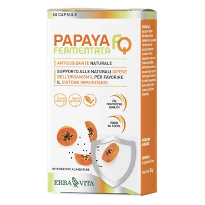 Erba Vita PAPAYA fermentované kapsle - imunita, 60 kapslí