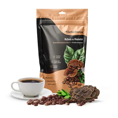 Herbs Energy Coffee Mix – arabská káva s 6 adaptogeny, 100g