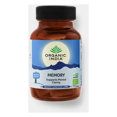 ORGANIC INDIA Memory, Organic India, 60 kapslí