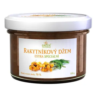 Valdemar Grešík - Natura s.r.o. Grešík Rakytníkový džem extra Speciální 220 g