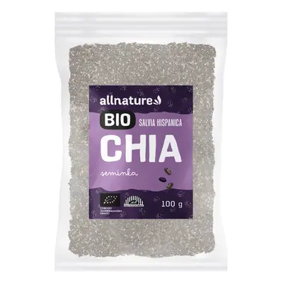 Allnature Chia semínka BIO, 100 g