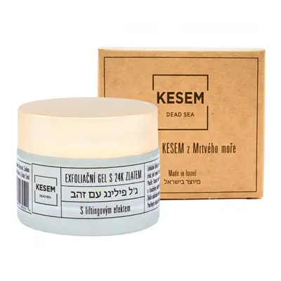 KESEM Dead sea Exfoliační gel s 24K zlatem, 50 ml