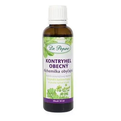 Kontryhel obecný, originální bylinné kapky, 50 ml Dr. Popov