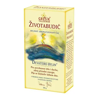 GREŠÍK Životabudič bylinný sypaný čaj, 50 g