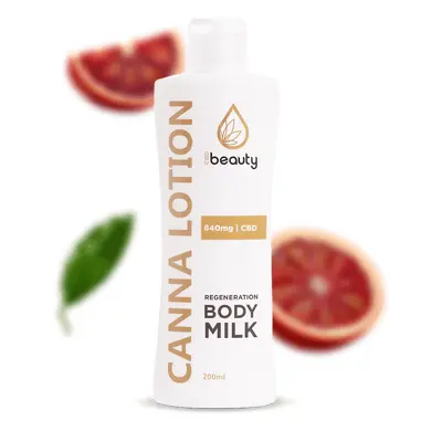 CBD beauty Canna Lotion regenerační tělové mléko, 200 ml