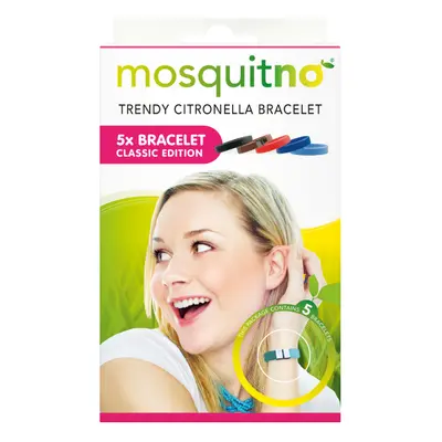 MosquitNo Classic Náramky s citronelou (5 ks)