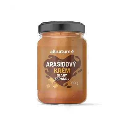 Allnature Arašídový krém - slaný karamel, 920 g