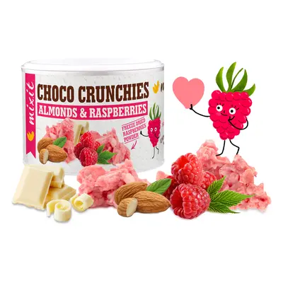 Mixit Crunchies - Malinové čokohrudky s mandlemi, 140g