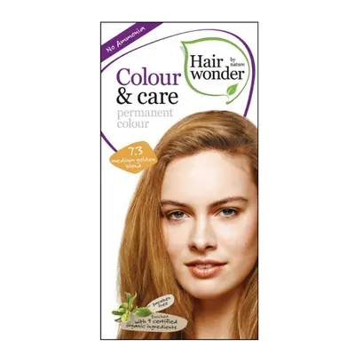 Hairwonder Dlouhotrvající barva STŘEDNĚ ZLATA BLOND 7.3 100 ml