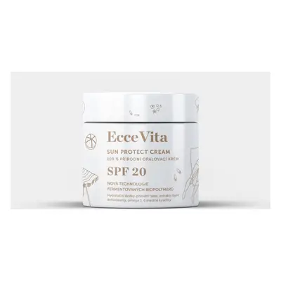 EcceVita Opalovací krém Sun Protect SPF20, 200 ml