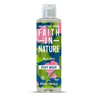 Faith in Nature přírodní sprchový gel Divoká růže, 300ml