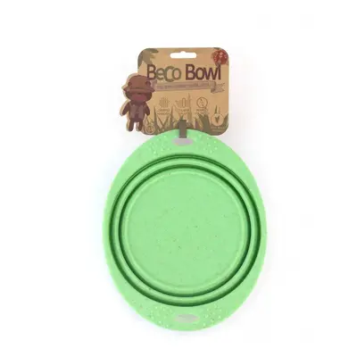 BeCoThings Miska pro psa, cestovní, BecoBowl Travel-green L, EKO